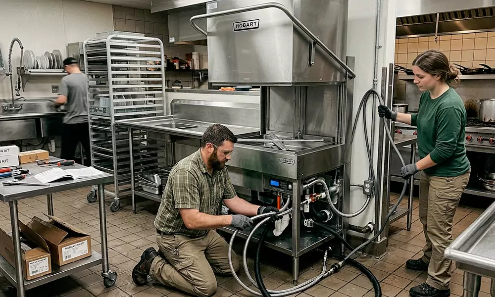 Commercial Dishwasher Installation in Somerville, MA