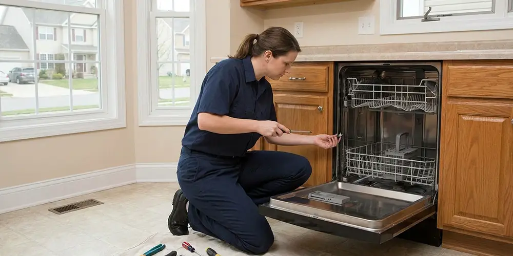 Dishwasher Latch Replacement in Somerville, MA