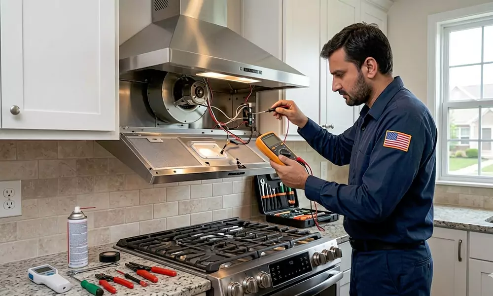 Range Hood Repair in Somerville, MA