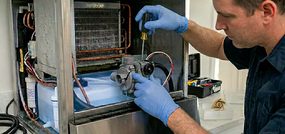 Commercial Ice Maker Water Pump Repair in Somerville