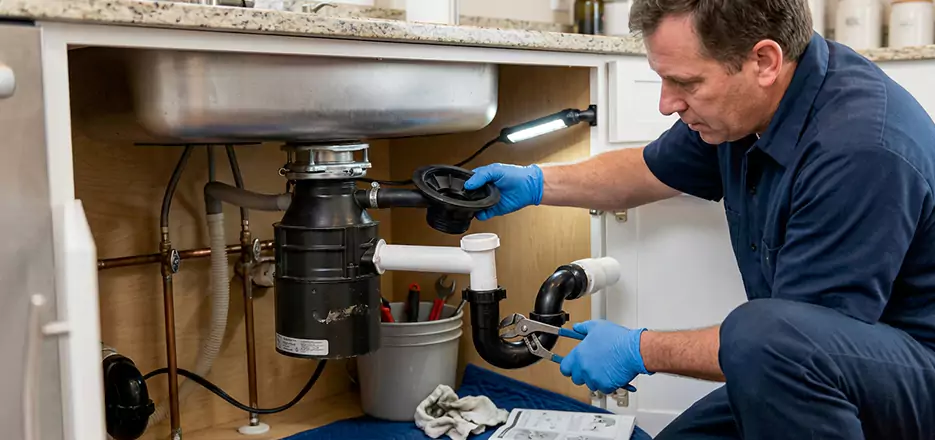 Garbage Disposal Splash Guard and Trap Installation in Somerville